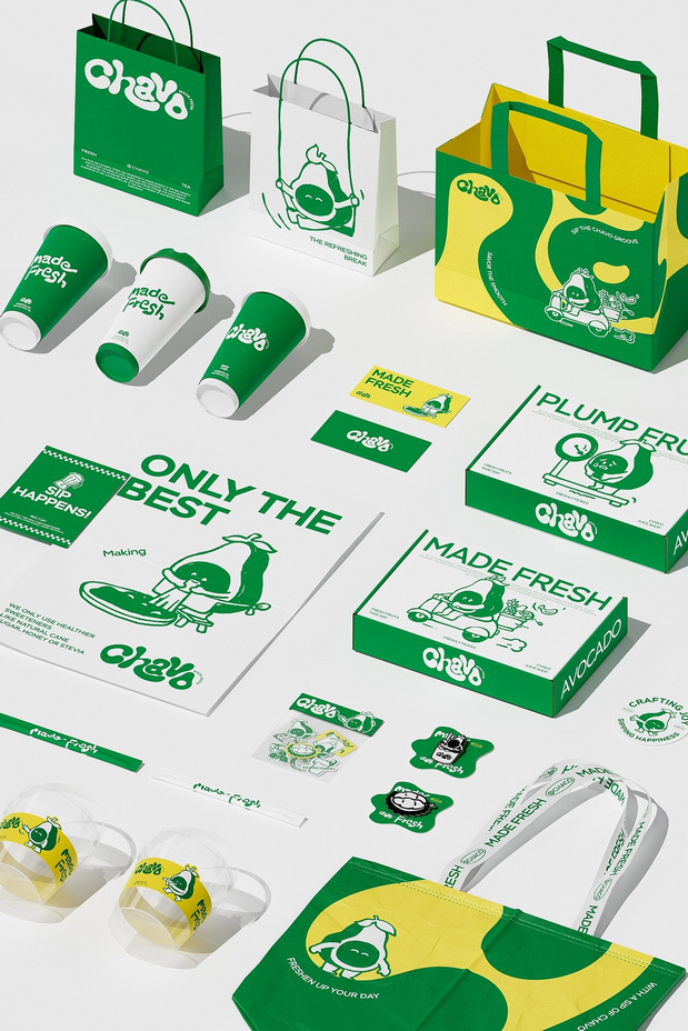 新加坡果茶Chavo品牌设计