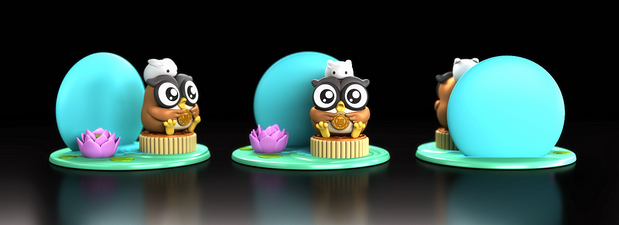 3D吉祥物：“映客直播” IP商业化系列