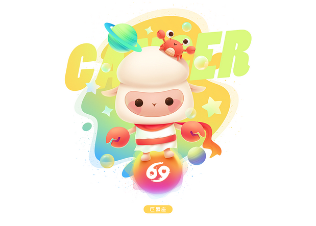 羊乜乜系列作品《十二星座》