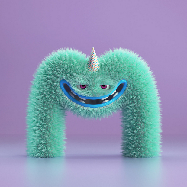 3D吉祥物：JosArias/2020Monster