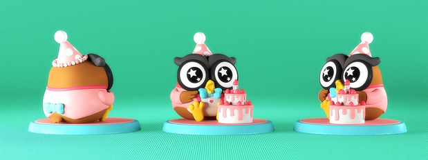 3D吉祥物：“映客直播” IP商业化系列