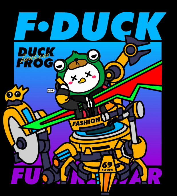 潮鸭时尚潮流IP形象视觉