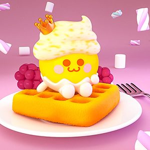 蛋黄女王IP人物形象设计 /><img fetchpriority=