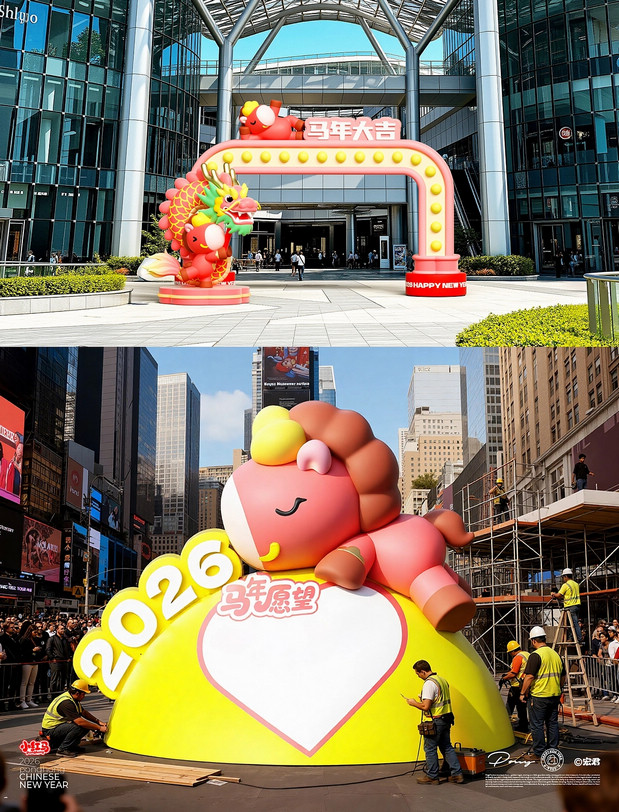 3D吉祥物：小红马第二弹