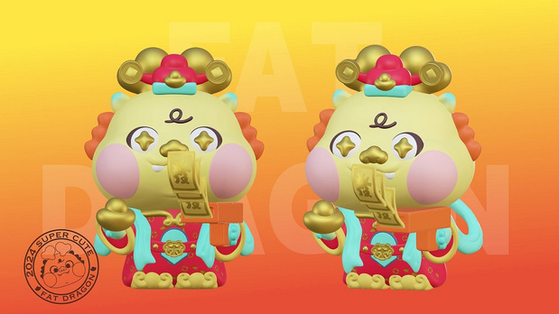 FAT DRAGON肥龙出街IP设计