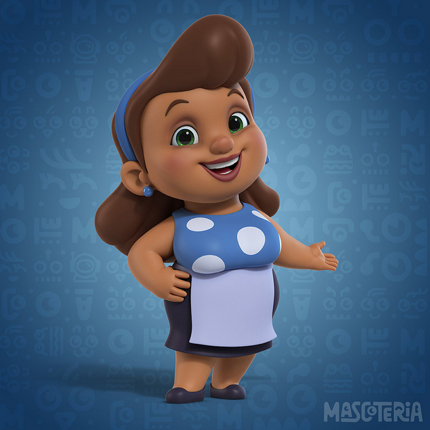 3D吉祥物：Donatela