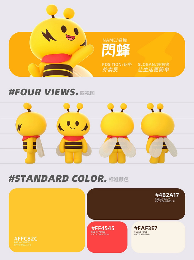 TikBee丨闪蜂IP形象