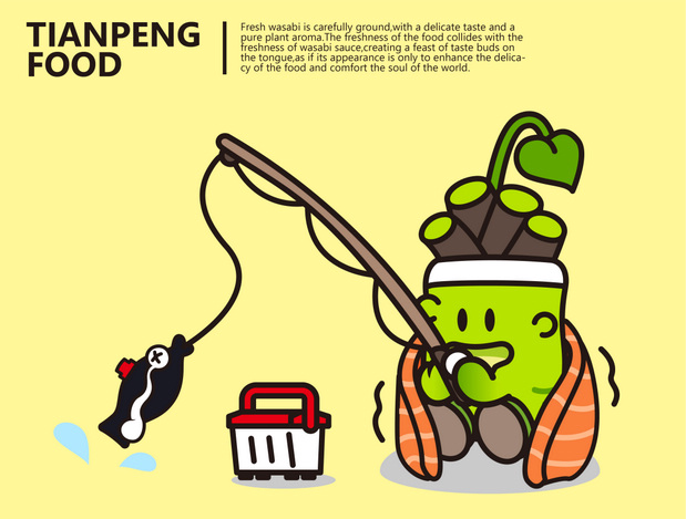 天鹏食品山葵崽IP设计营销