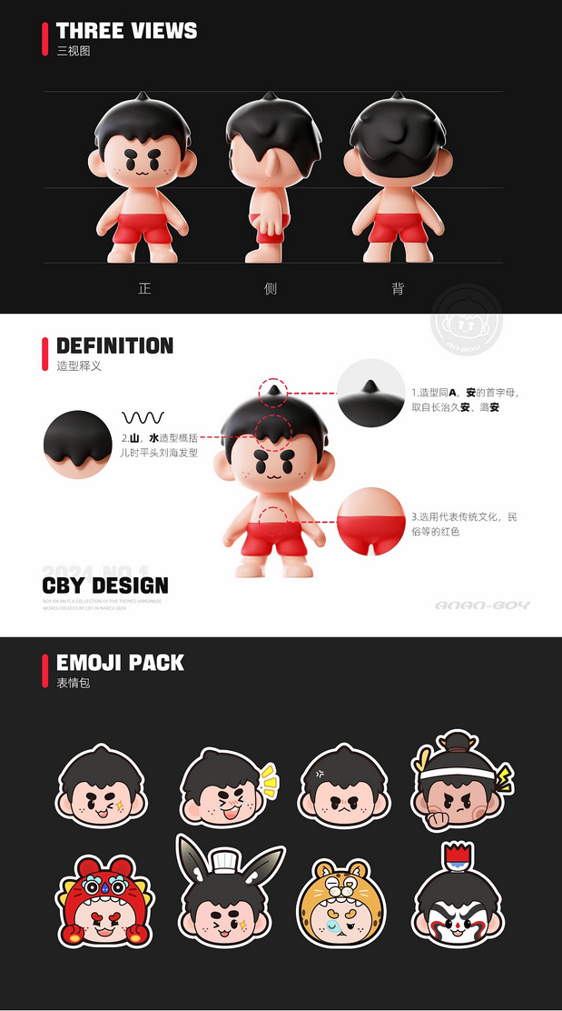 山西长治风物文创IP-安安