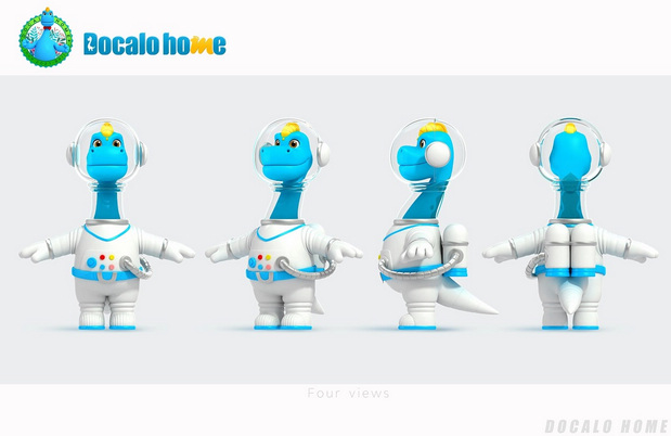 3D吉祥物：恐龙多彩IP第二弹