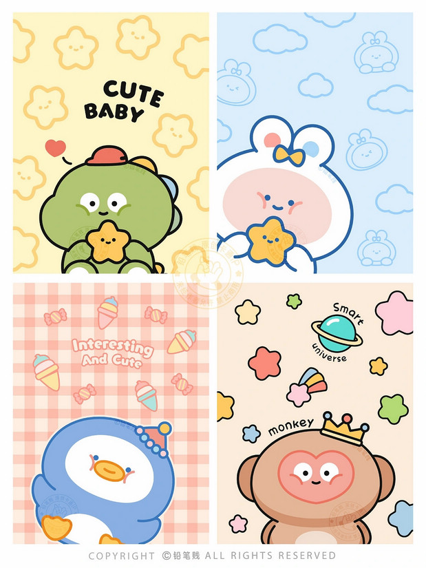 宇宙大脸萌IP~图案合集