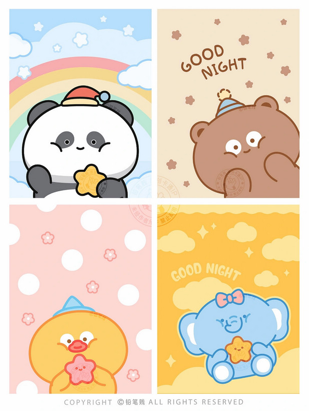 宇宙大脸萌IP~图案合集