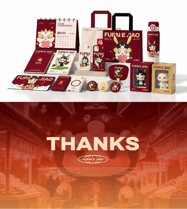 福牌阿胶IP形象|福禄兽