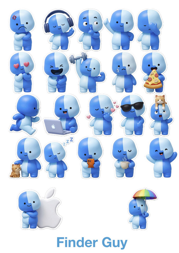 苹果神秘吉祥物走红网络